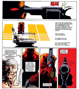 Illustration for article titled That Time Daredevil Played Russian Roulette